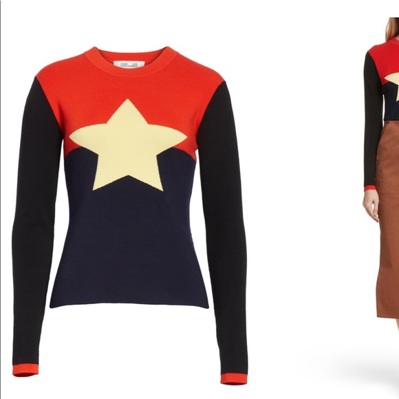 DVF Star Sweater (Size Large) - Picture 2 of 4